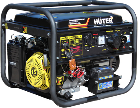 Huter DY8000LXA бензиновый генератор 6,5 кВт (Автозапуск)