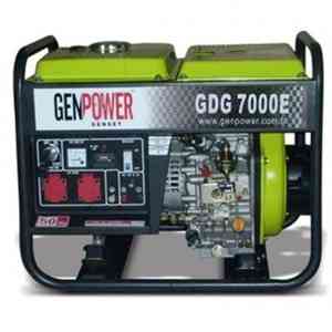 Дизель генератор GenPower GDG 7000E - 6 кВт