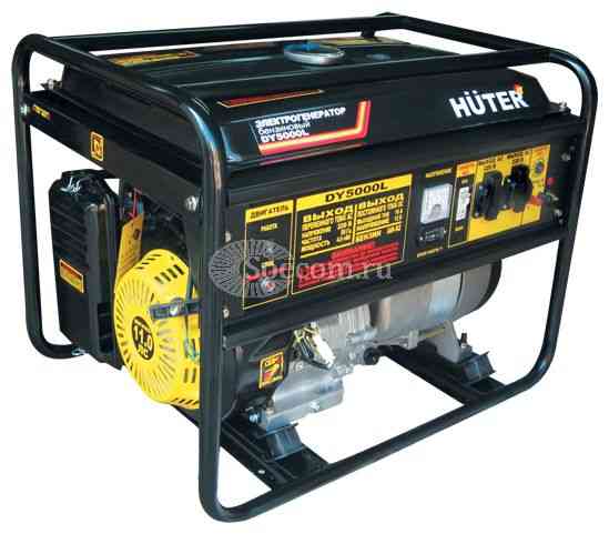 Huter DY5000L бензиновый генератор 4 кВт