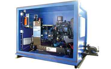 Дизель генератор в контейнере J130K /бизнес - 104 кВт