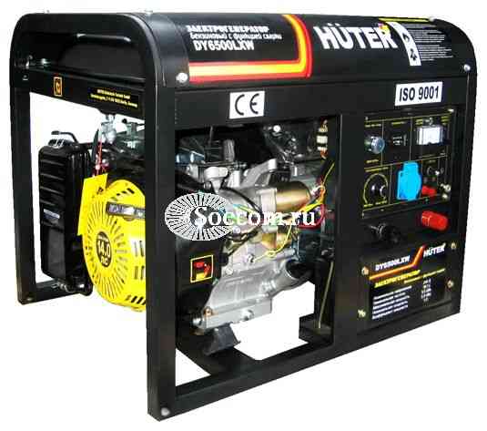 Huter DY6500LXW сварочный генератор 5 кВт (бензиновый)
