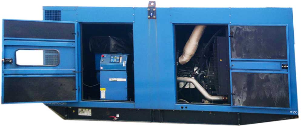 Дизель-генераторная установка SDMO V-550К (бу) в шумозащитном кожухе