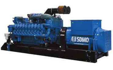 Дизель генератор SDMO X3100C - 2480 кВт