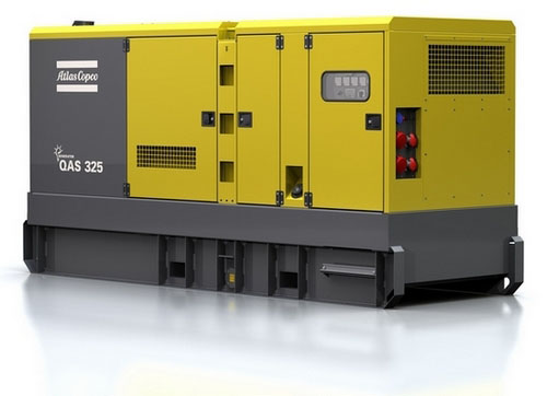 Дизельный генератор с наработкой Atlas Copco QAS325 260 кВт (бу)
